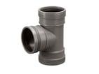 Wafix plus pp grenrør 88,5° ø50 x ø50 mm grå