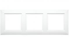 3x hvid ramme square soft