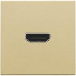 Hdmi udtag med terminaler for ledningsmontering gold coated