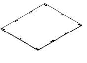 Bundplade f bundramme 7x3m