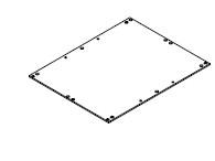 Bundplade f bundramme 8x2m