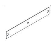 Isolationsplade f skinneholder