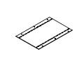 Grundplade f draw-out 4m