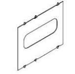 Afskærmning lodret 2x2m flange 221a1413