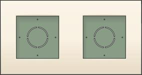 Underlag 2-modul cream