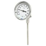 Bimetal termometer til hård miljø 14348231 tg54.063/s unten, -20...+120°c , l1=100x8mm