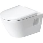 Duravit D-Neo hængeskål 370x400x540mm t/indb.cist, åben skylle-rand, hvid højglans