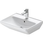 Duravit D-Neo håndvask 600x165x440mm, med overløb, 1 hanehul, hvid højglans