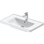 hjglans hvid glaseret hanehul 1 overlb med 800x165x480mm mbelvask d-neo duravit