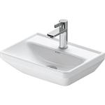 Duravit D-Neo håndvask 450x130x335mm, uden overløb, 1 hanehul, hvid højglans