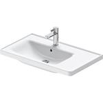 hjglans hvid glaseret hanehul 1 overlb med 800x170x480mm mbelvask d-neo duravit