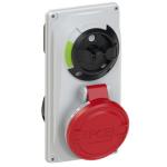 Cee stikkontakt kompakt 16/5 ip44 6h 6015-6