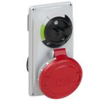 Cee stikkontakt kompakt 32/5 ip44 6h 6025-6