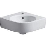 Billede af Geberit Renova compact håndvask 450x395x155mm hjørne hvid