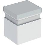 1: Geberit Renova comfort stol 454x384x435-495mm mat hvid