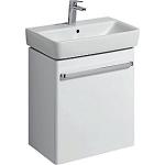 Geberit Renova compact vaskeskab 550x367x604mm 1låge blankpoleret hvid