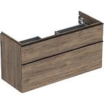 Geberit Icon vaskeskab 1184x476x615mm 2skuffer nøddetræ hickory