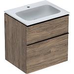 Geberit Icon møbelpakke 600x480x630mm 2skuffer nøddetræ hickory