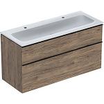 11: Geberit Icon møbelpakke 1200x480x630mm 2skuffer nøddetræ hickory