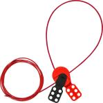 Safeflex kabel lockout til flere formål med med 3 m nylonkabel