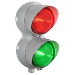 Trafiklys med to moduler 12-24v ac/dc
