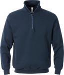 Kansas ACODE Sweatshirt M/kort lynlås 116774 - Mørk marine / M | Sweatshirt | Helårs | Hi-vis