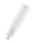 Se Osram LED Dulux D 7W/840, (770 lumen), G24d-2 2pin, 230V EM (7w=18w) hos Elvvs.dk