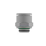 Lige push-in fitting ø6 g1/8 bspp aisi316l ce1935/2004 -nsf godkendt - food