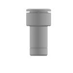 Reduktion push-in fitting ø10 stem ø8 aisi316l ce1935/2004 -nsf godkendt - food