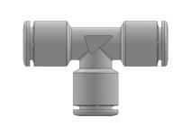 T-stykke push-in fitting ø8 ø8 aisi316l ce1935/2004 -nsf godkendt - food