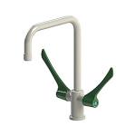 BROEN-LAB laboratoriearmatur 2 greb med areator, Slange med G3/8´´ omløber, 200mm, Bordmonteret