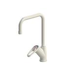 BROEN-LAB laboratoriearmatur med kort håndtag Areator, Slange med G3/8´´ omløber, 200mm, Bordmonteret