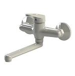 BROEN-LAB laboratoriearmatur med kort håndtag Areator, ISO228/1-G1/2´´, 200mm, Vægmonteret