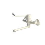 BROEN-LAB laboratoriearmatur med langt håndtag Areator, ISO228/1-G1/2´´, 200mm, Vægmonteret