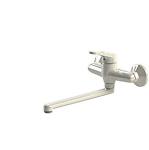 BROEN-LAB laboratoriearmatur med kort håndtag Areator, ISO228/1-G1/2´´, 250mm, Vægmonteret