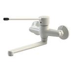 BROEN-LAB laboratoriearmatur med langt håndtag Areator, ISO228/1-G1/2´´, 250mm, Vægmonteret