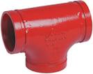 Victaulic firelock no.002 t-stykke 76,1mm rød