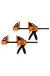 Bahco micro enhåndstvinge quick 115 mm max tryk 18kg 2pk