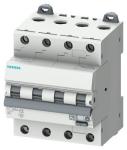 Siemens 5SU13467FP06 FI-sikkerhedsafbryder/automatsikring Sikringsstørrelse = 3 4-polet 6 A 0.03 A