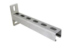 Bis rapidstrut 41x41mm rustfrit stål konsol 500mm