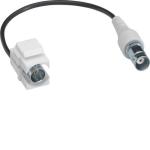 Audioudtag rca hvid for keystone