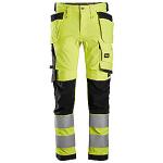 Snickers arbejdsbuks str. 48 Hi-vis gul/sort kl. 2 - normal lgd. med stretch - 6243 billede