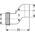 hvid alphin forskudt 3cm toilet ngt gh v til t ferulers geberit