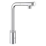 forkromet udtrkstud med kkkenarmatur minta smartcontrol grohe