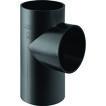 Peh grenrør 88,5° geberit 75/63 mm sort