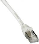 Patchkabel cat.6a s/ftp 28awg 2,0m hvid lszh kappe med helstøbte tyller i begge ender