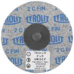 Sammenpressede kompaktrondel quick-change rondel 76 x r 2 c fine p