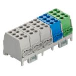 Hlak klemme 25-5/10-s al/cu grå/blå/grøn billede