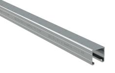 Rapidstrut profilskinne (bup1000) 6m 2,5mm 41x41 uperf.