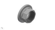 Henco super size overgangsmuffe 90 mm x 3 rustfrit stål
